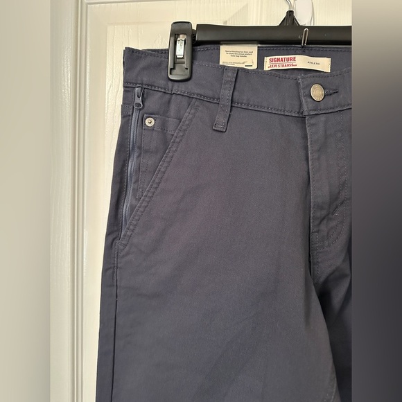 Signature by Levi Strauss Men's Chino Pants in Blue - Picture 8 of 10